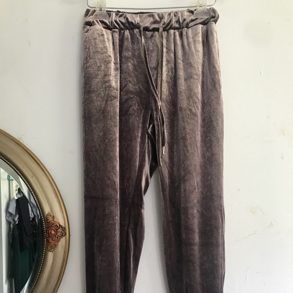 Velvet jogger